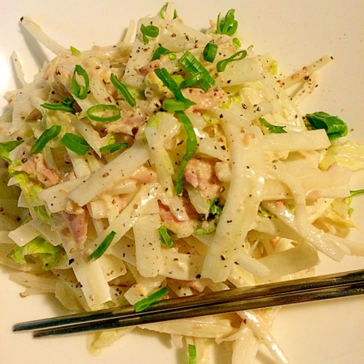 大根と白菜のツナサラダ レシピ 作り方 By きのこのみみ 楽天レシピ